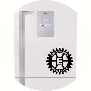 Adesivo de Casa Engenheiro Engenharia Mecânica