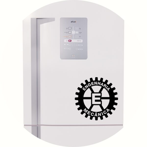 Adesivo de Casa Engenheiro Engenharia Mecânica