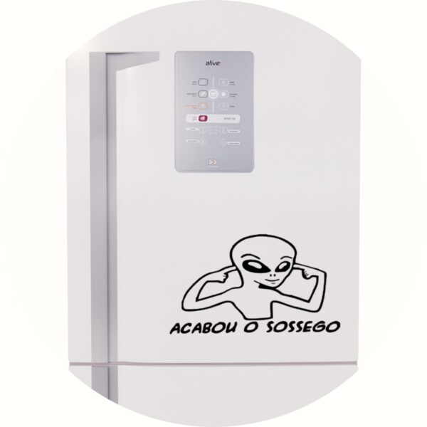 Adesivo de Casa E.T Acabou o Sossego!