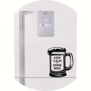 Adesivo de Casa Keep Calm and Drink a Beer!