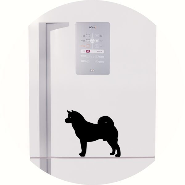 Adesivo de Casa Cachorro Raça Akita