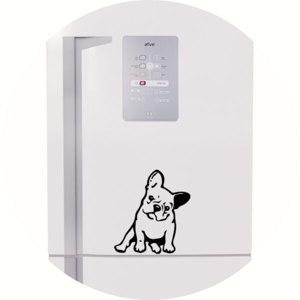 Adesivo de Casa Cachorro Buldogue Francês