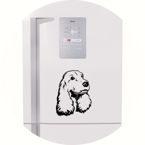 Adesivo de Casa Cachorro Cocker Spaniel Inglês