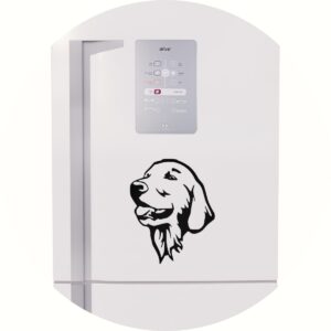 Adesivo de Casa Cachorro Golden Retriver Perfil