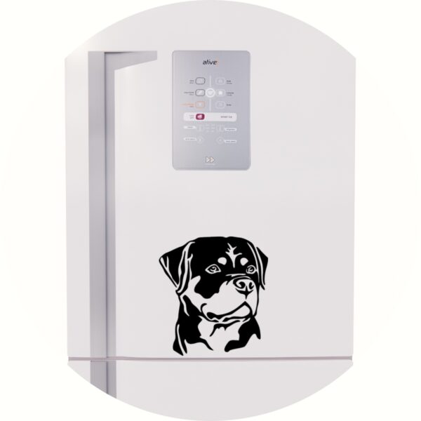 Adesivo de Casa Cachorro Rottweiler