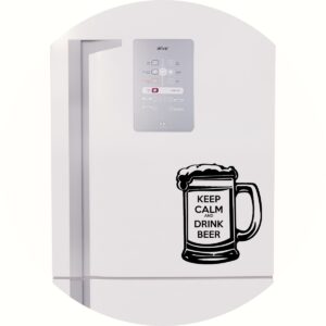 Adesivo de Casa Keep Calm and Drink a Beer
