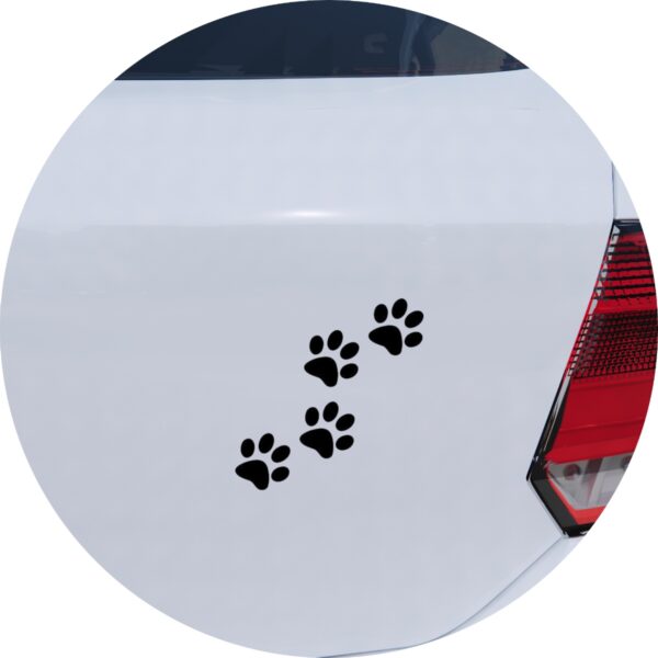 Adesivo de Carro Pegadas Pata de Gato Cachorro