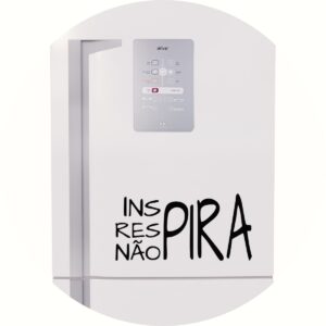 Adesivo de Casa Inspira Respira Não Pira