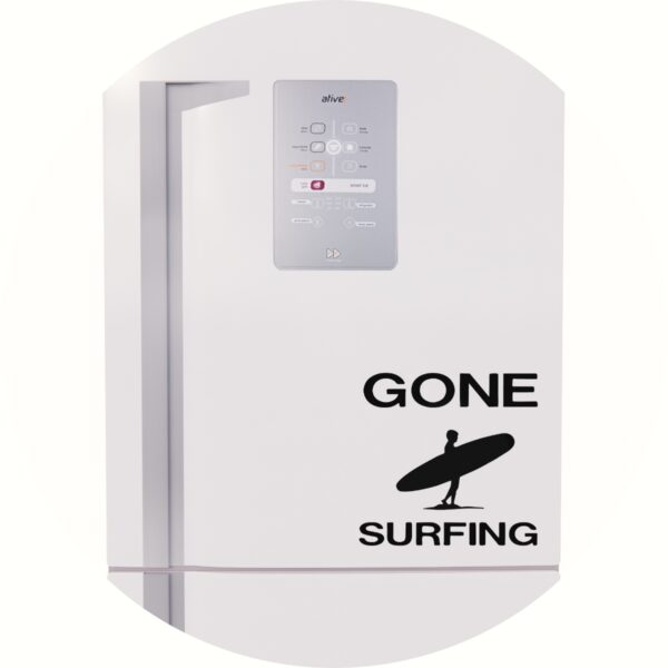 Adesivo de Casa Surf Gone Surfing Surfista