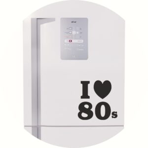 Adesivo de Casa I Love 80s Eu Amo Anos 80