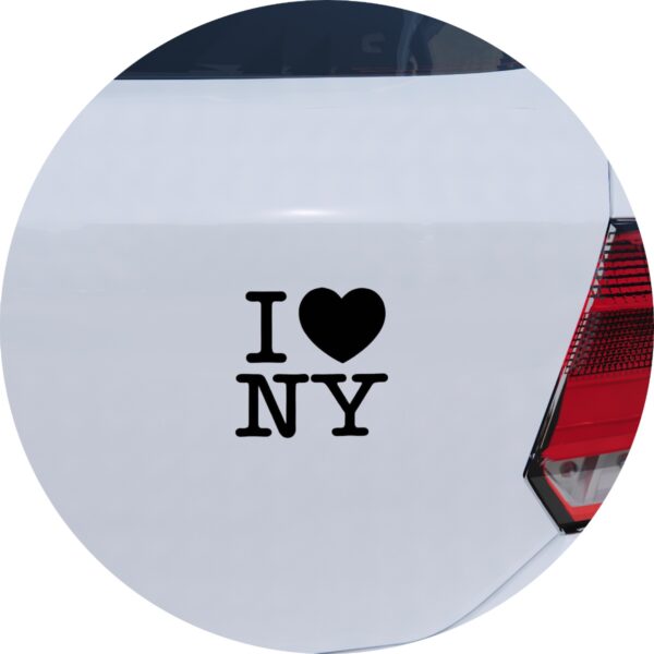 Adesivo de Carro New York - I Love NY