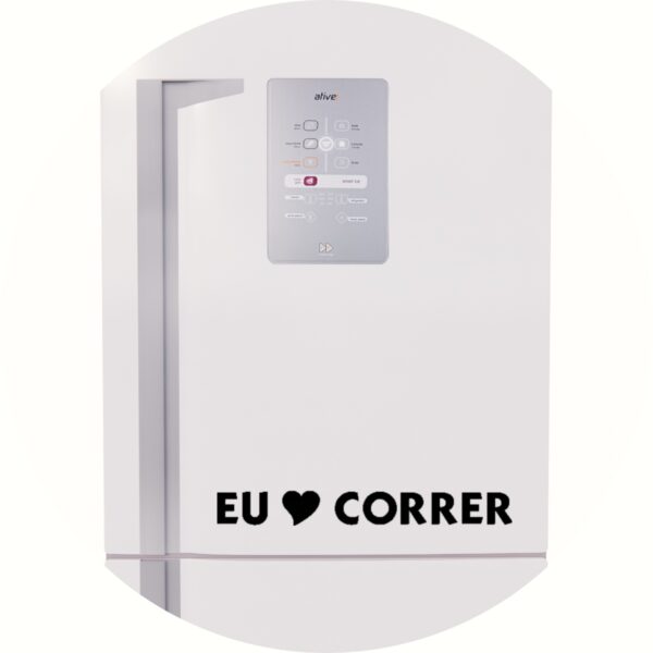 Adesivo de Casa Eu Amo Correr