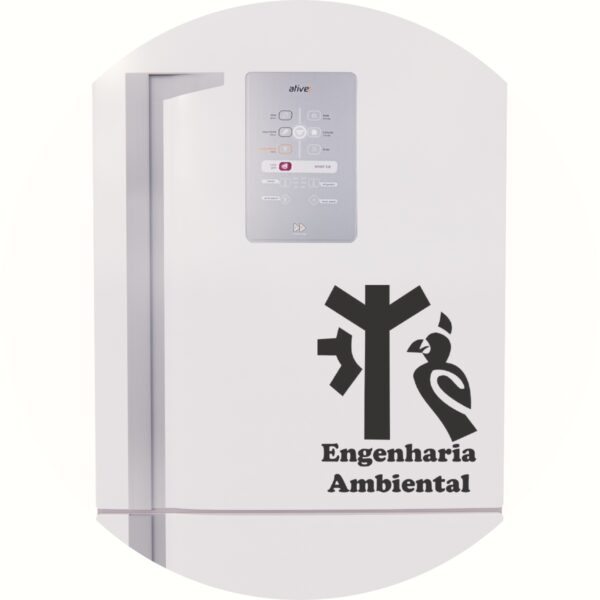 Adesivo de Casa Engenharia Ambiental