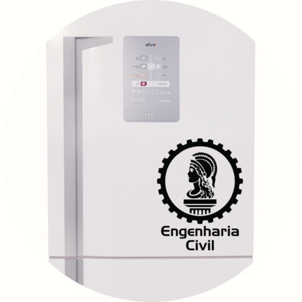 Adesivo de Casa Curso Engenharia Civil