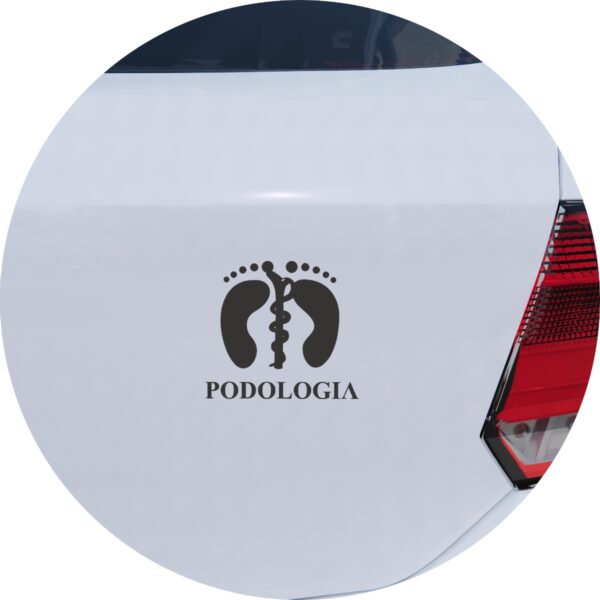 Adesivo de Carro Profissão Podologia