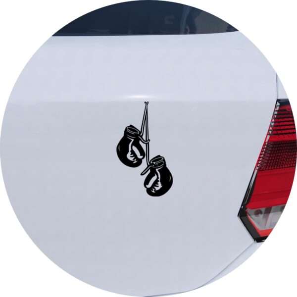 Adesivo de Carro Luvas De Boxe Penduradas