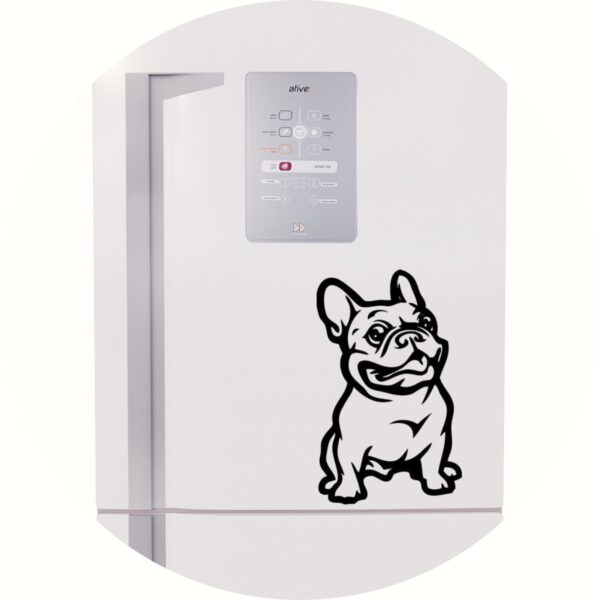 Adesivo de Casa Cachorro Buldogue Francês