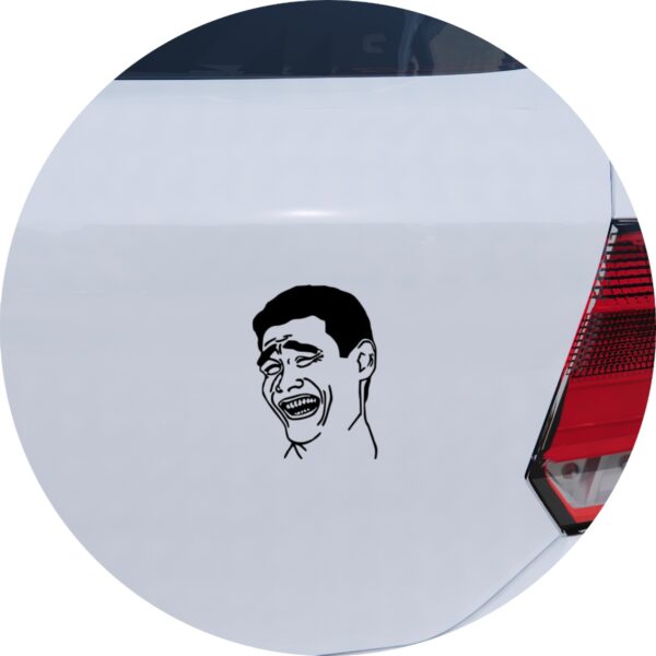 Adesivo de Carro Meme Yao Ming