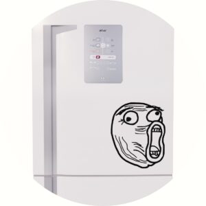 Adesivo de Casa LoL Face Meme