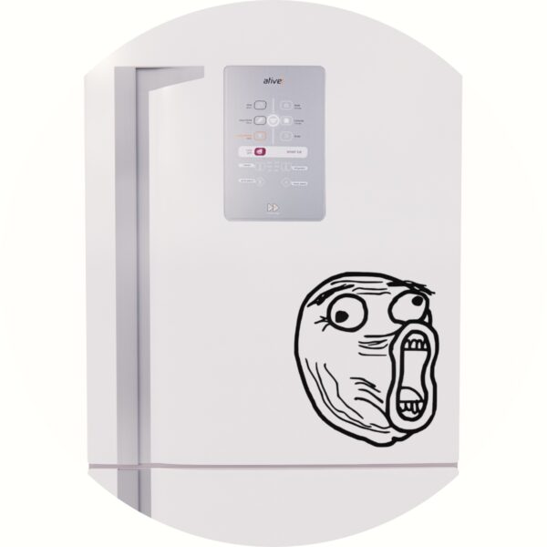 Adesivo de Casa LoL Face Meme