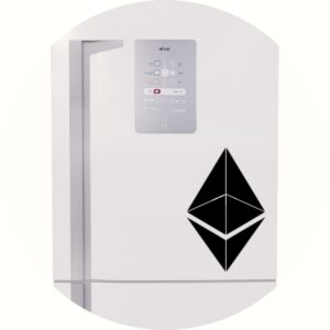Adesivo de Casa Símbolo da Criptomoeda Ethereum