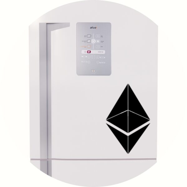 Adesivo de Casa Símbolo da Criptomoeda Ethereum