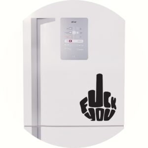 Adesivo de Casa Fuck You Dedo do Meio