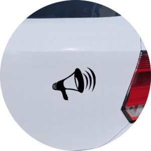 Adesivo de Carro Megafone Falando