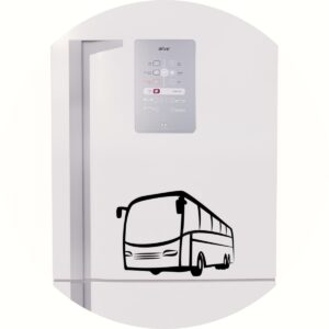 Adesivo de Casa Ônibus de Transporte