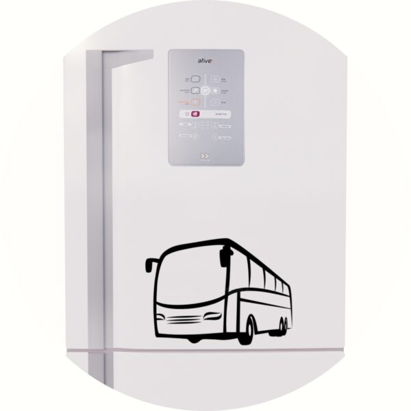 Adesivo de Casa Ônibus de Transporte