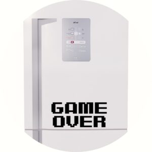 Adesivo de Casa Game Over