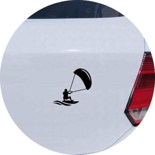 Adesivo de Carro Kitesurf Kiteboarding Flysurf