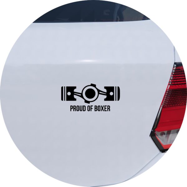 Adesivo de Carro Proud Of Boxer