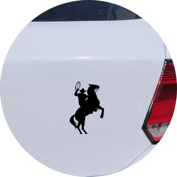 Adesivo de Carro Cowboy montado no cavalo