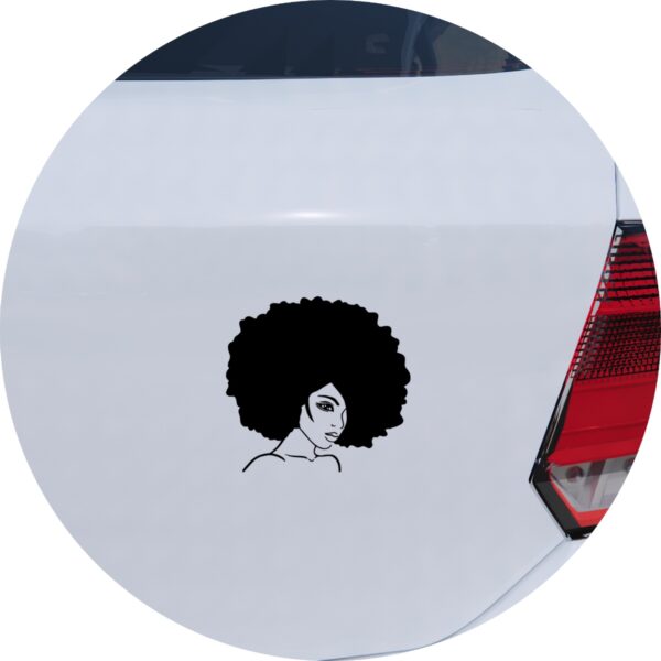 Adesivo de Carro Mulher Beleza Feminina Black Power