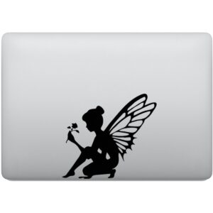 Adesivo de Notebook Fada Colhendo Flores