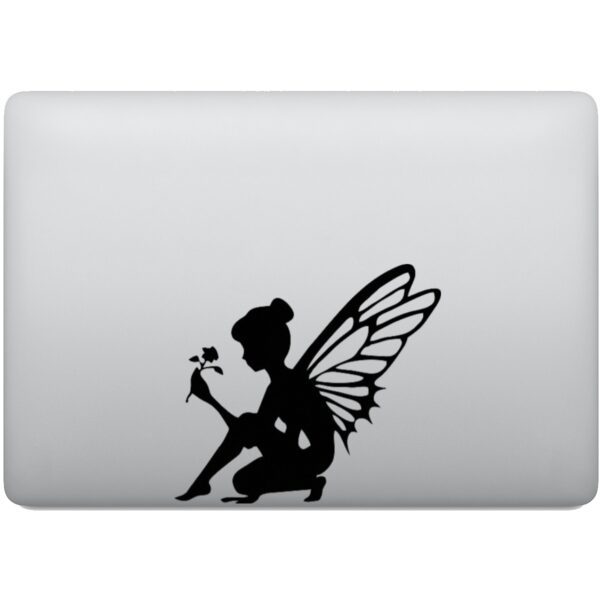 Adesivo de Notebook Fada Colhendo Flores