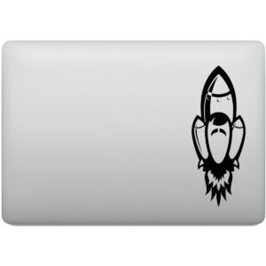 Adesivo de Notebook Foguete com Ônibus Espacial