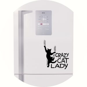 Adesivo de Casa Louca dos Gatos Crazy Cat Lady
