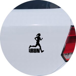 Adesivo de Carro Corrida Feminina Mulher Corredora