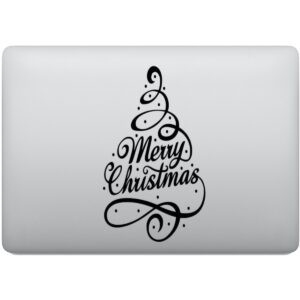 Adesivo de Notebook Merry Christmas Árvore