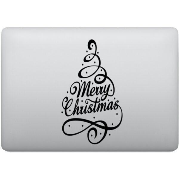 Adesivo de Notebook Merry Christmas Árvore
