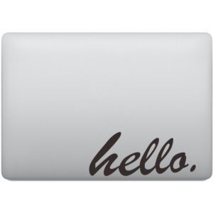 Adesivo de Notebook Hello.