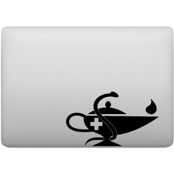 Adesivo de Notebook Lâmpada Símbolo Enfermagem