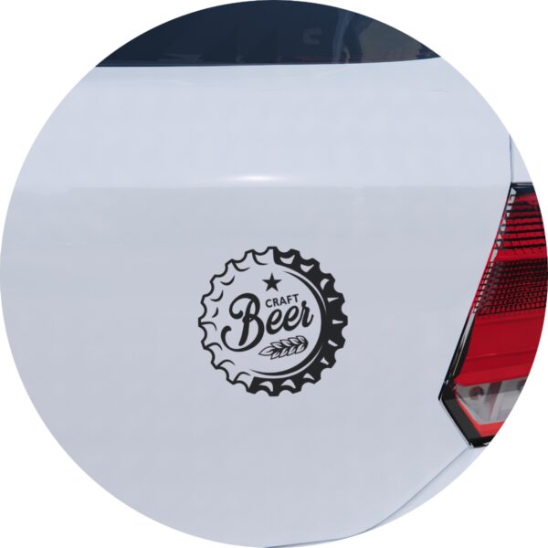 Adesivo de Carro Tampinha Produtor Cerveja Artesanal