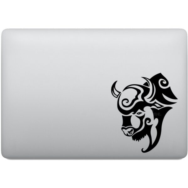 Adesivo de Notebook Búfalo Tribal