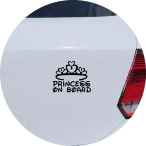 Adesivo de Carro Princesa a Bordo Pricess On Board