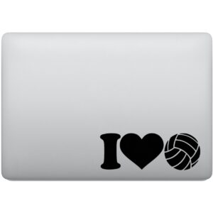 Adesivo de Notebook I Love Volleyball - Eu amo Vôlei