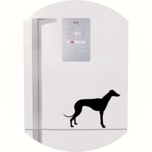 Adesivo de Casa Cachorro Raça Whippet
