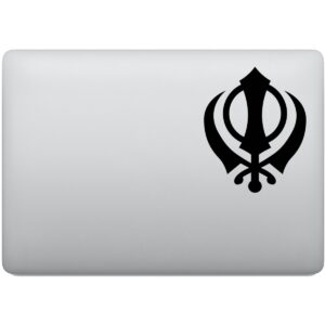 Adesivo de Notebook Símbolo Khanda Sikismo